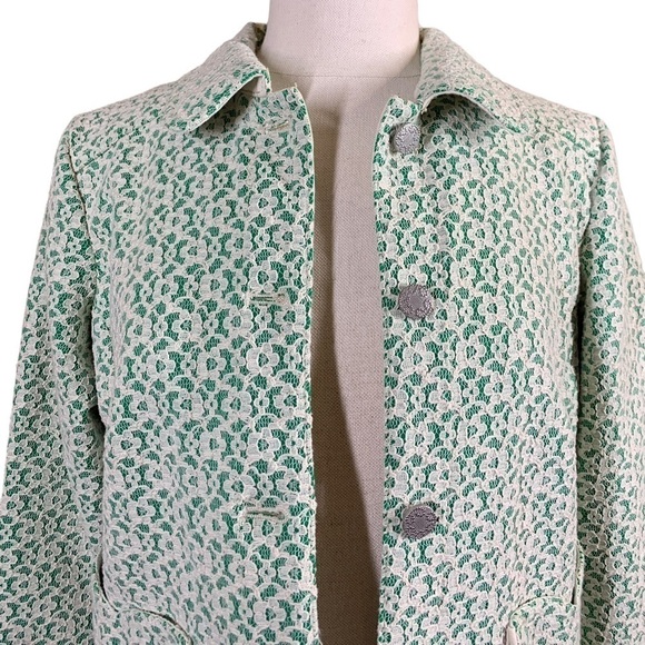 Anthropologie Cartonnier Lattice Meadow Jacket size small - Picture 4 of 6